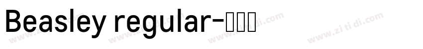 Beasley regular字体转换